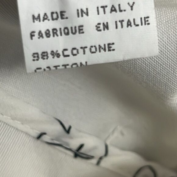 EMILIO PUCCI‎ FIRENZE WHITE SIDE ZIP TROUSER PANTS SIZE US 10 - Picture 8 of 10